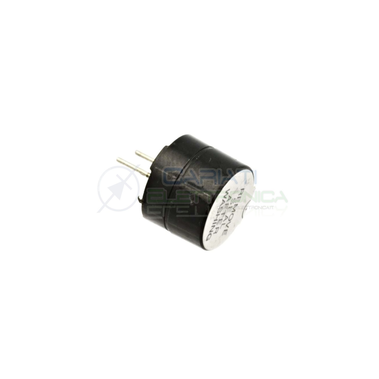Cicalino Buzzer attivo 12X10 mm 5V Con Oscillatore Integrato