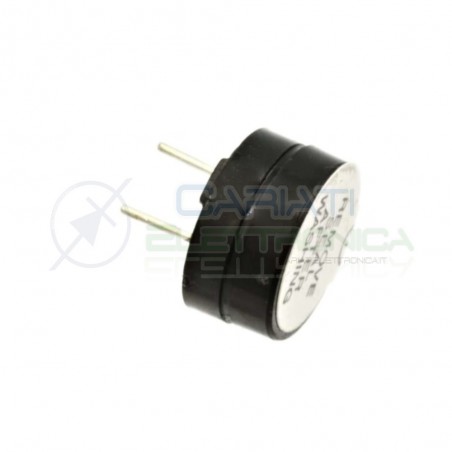 Cicalino Buzzer attivo 12x6mm 12V Con Oscillatore Integrato