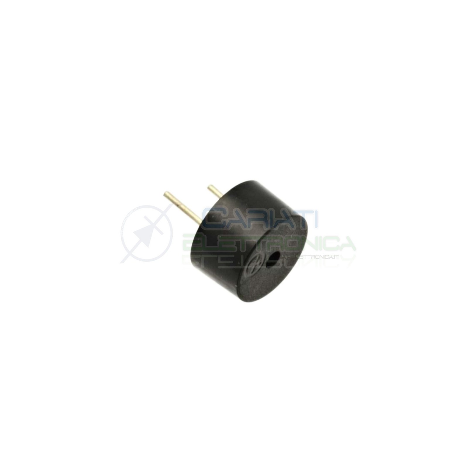 Cicalino Buzzer attivo 9.6x5 mm 3V 5V 12V Con Oscillatore Integrato
