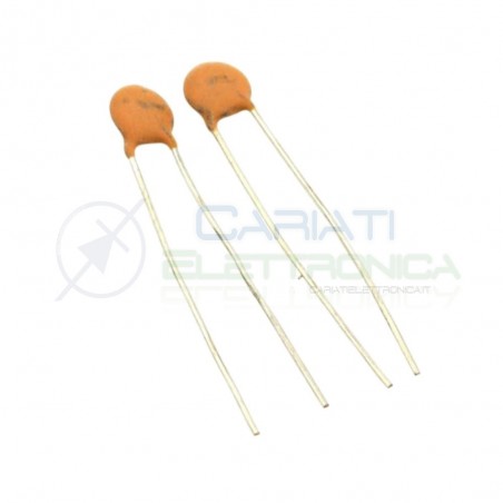 10 PEZZI Condensatore Ceramico a Disco 330pF 330 pF 50V Y5P Passo 2,54mm