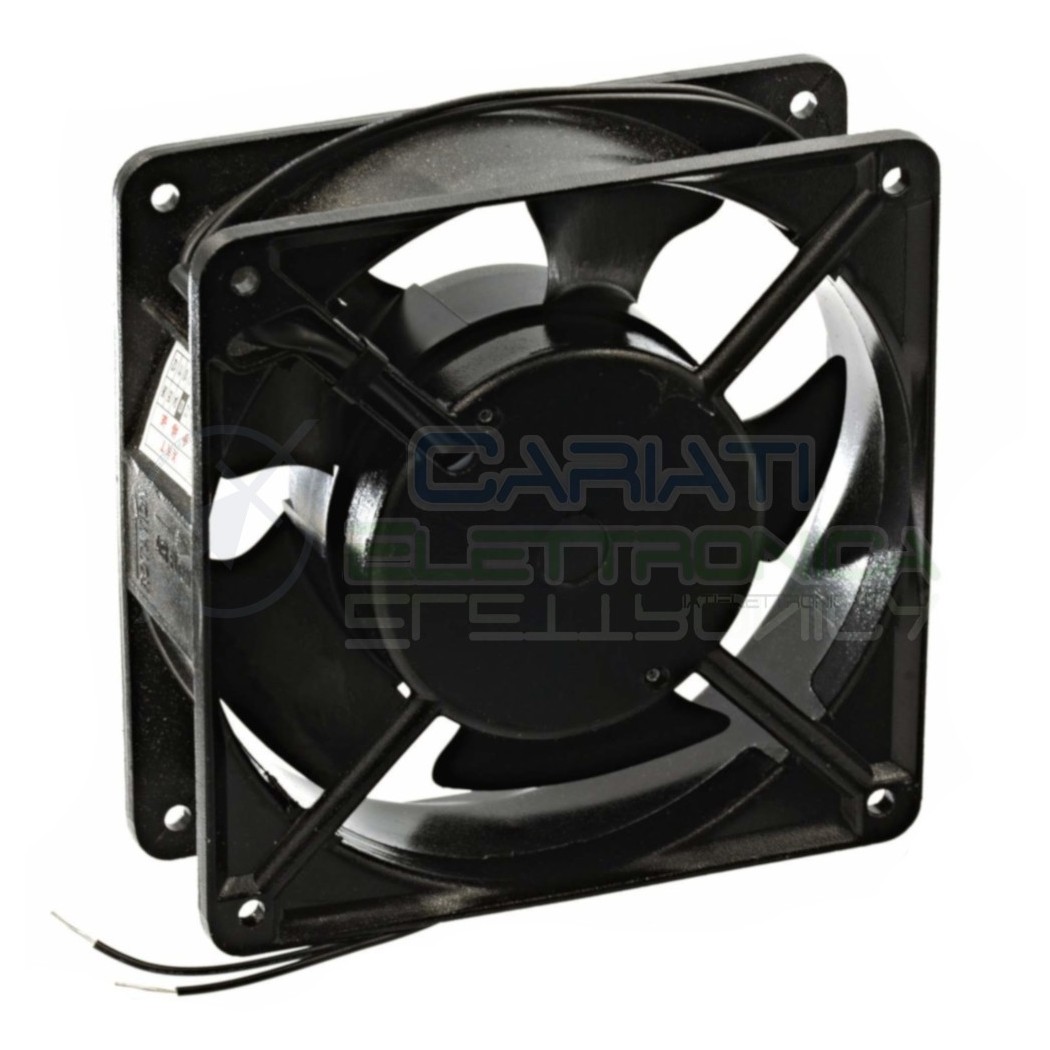 Ventola assiale in alluminio 120 x 120 x 38 mm 220V AC Dissipazione VentilazioneGenerico