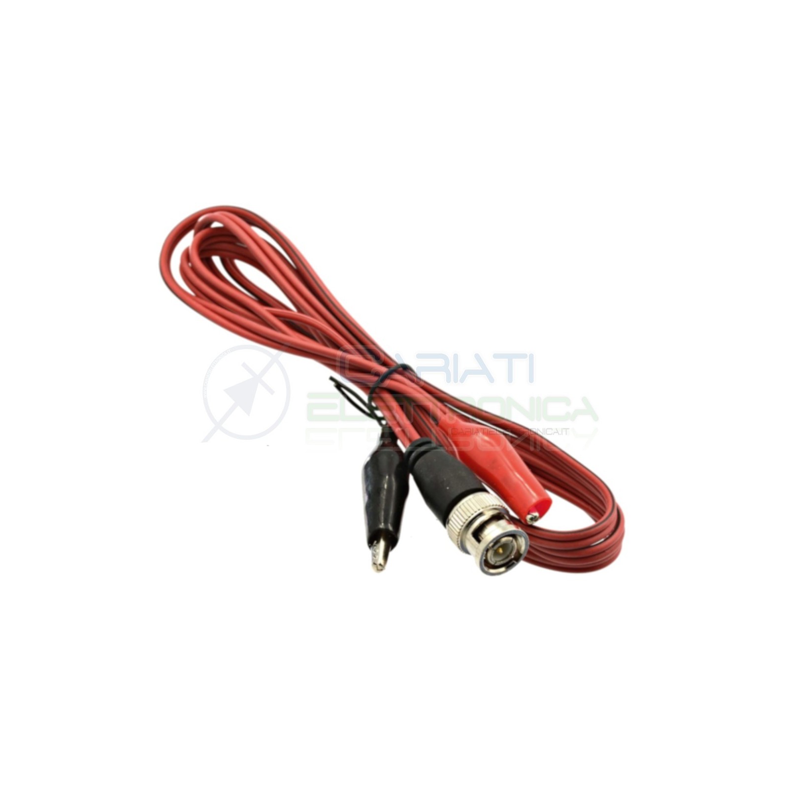 CAVO CAVETTO PER STRUMENTAZIONE BNC CLIPS COCCODRILLO DA 140cmGenerico