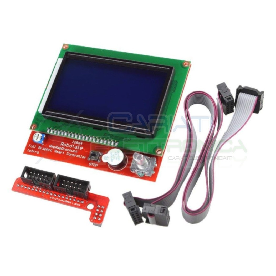 Display 128x64 Reprap Mendel Prusa Ramps 1.4 LCD Printer Stampante 3D Arduino Generico