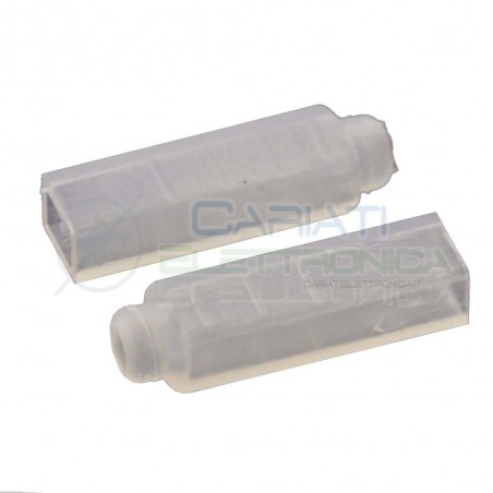 20 PEZZI Cover cappuccio protezione per connettori Faston da 2,8mm