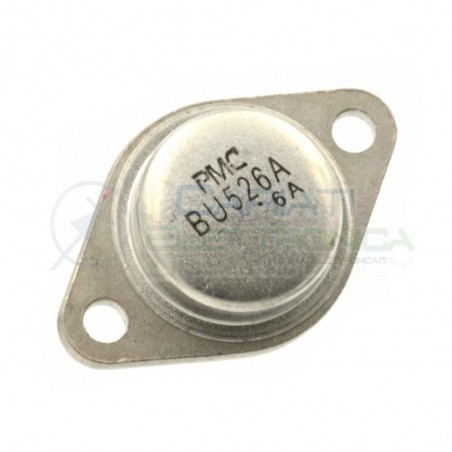1 PEZZO Silicon NPN Power Transistor BU526A 460V 8A 86W formato TO3