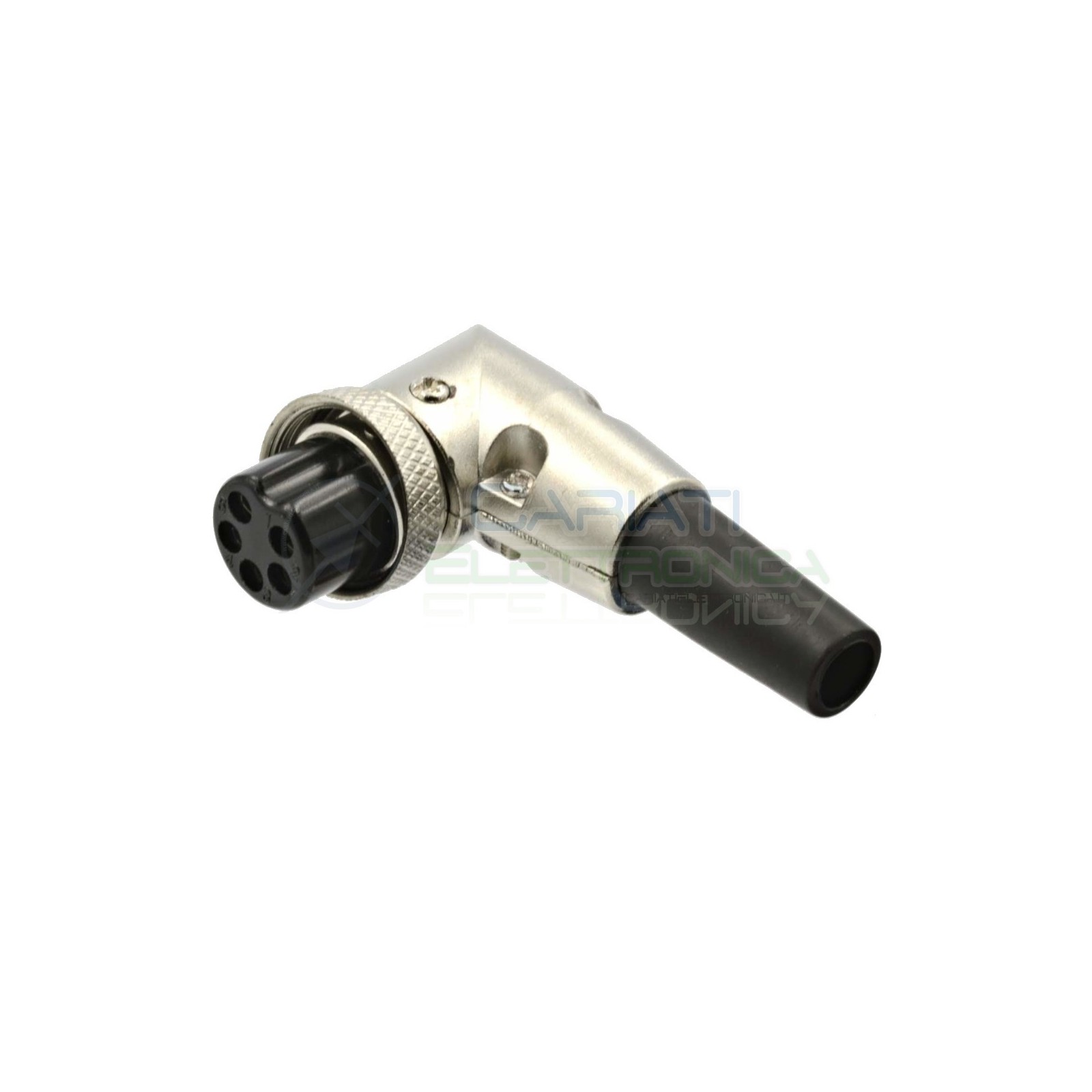 SPINA PRESA MICROFONICA 5 POLI 90 Gradi CONNETTORE VOLANTE