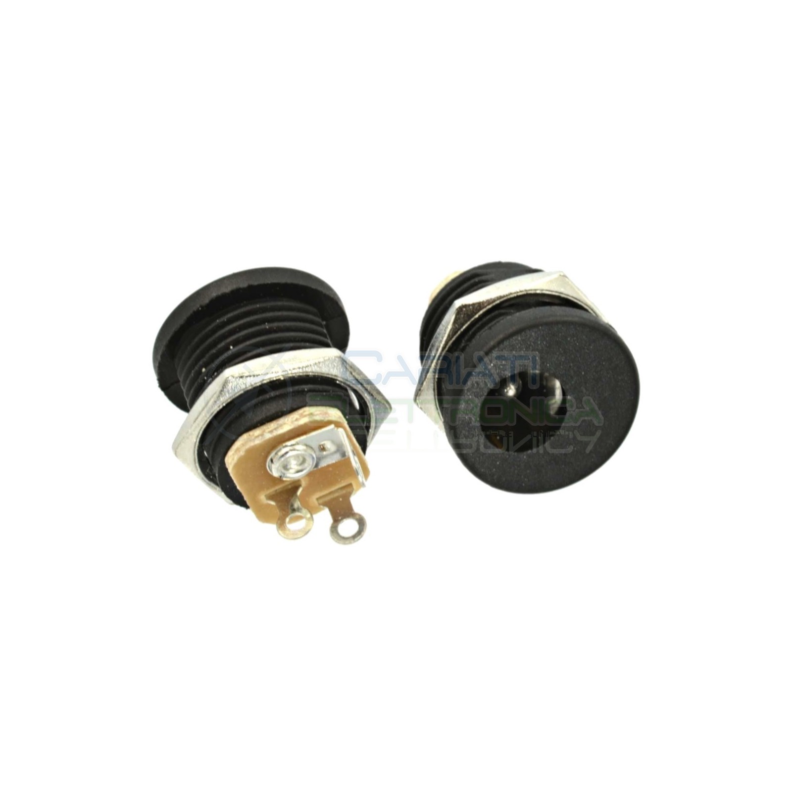 2 PEZZI CONNETTORE ALIMENTAZIONE DC JACK SPINA FEMMINA 5.5 x 2.1 mmGenerico