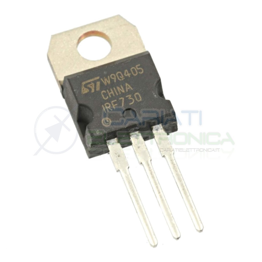 1 PEZZO POWER TRANSISTOR ST IRF730 N-MOS 400V 5.5A 100W