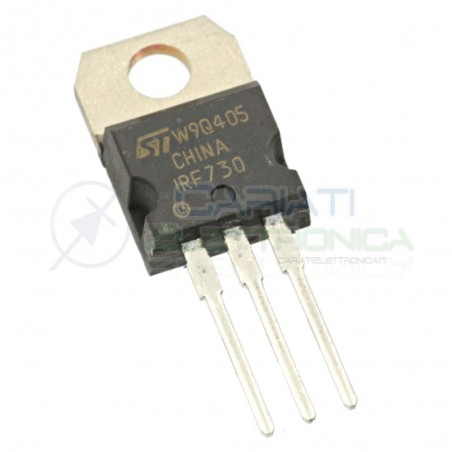 1 PEZZO POWER TRANSISTOR ST IRF730 N-MOS 400V 5.5A 100W
