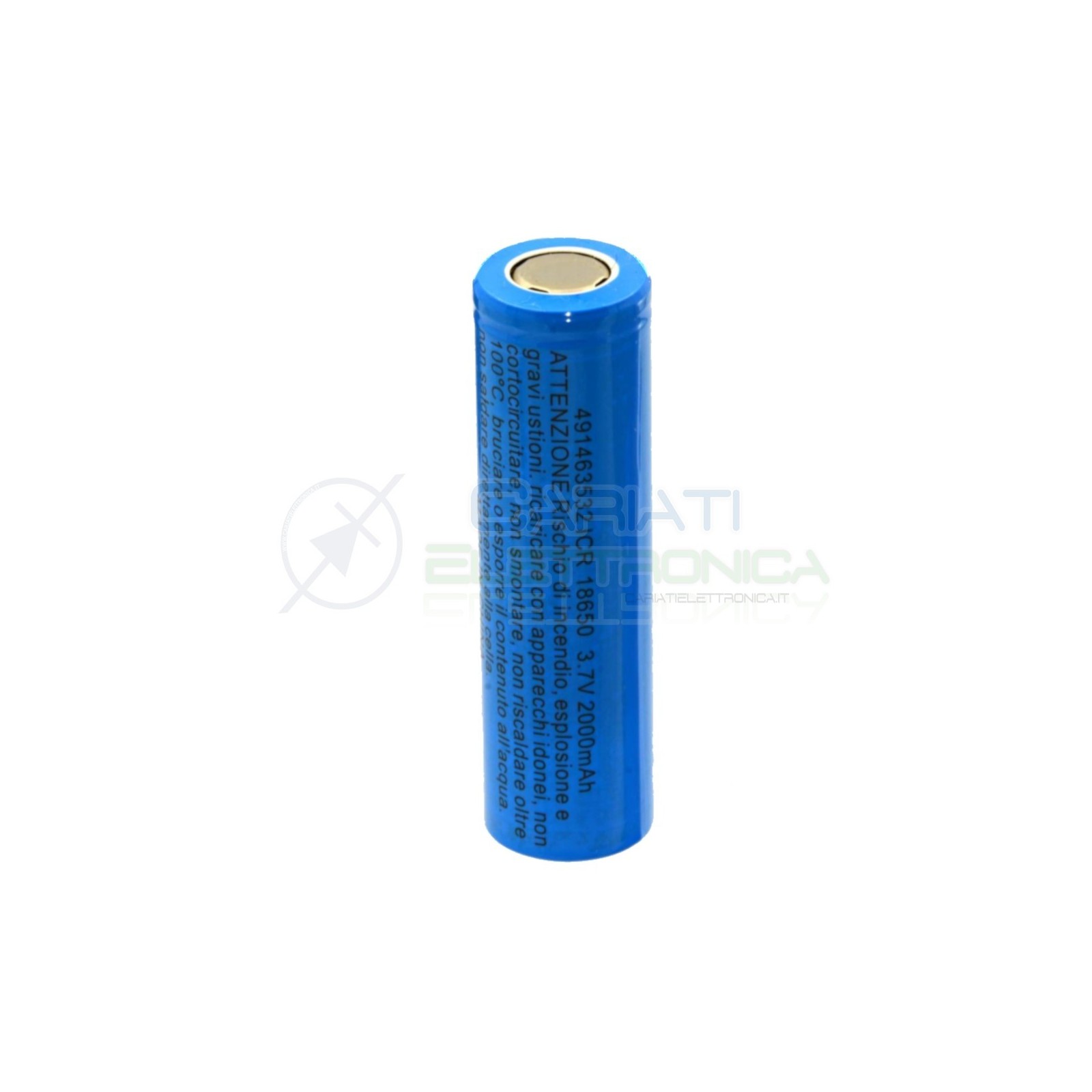 Batteria 18650 ricaricabile pila 18650 2000mah 3.7v li-ion MKC MKC