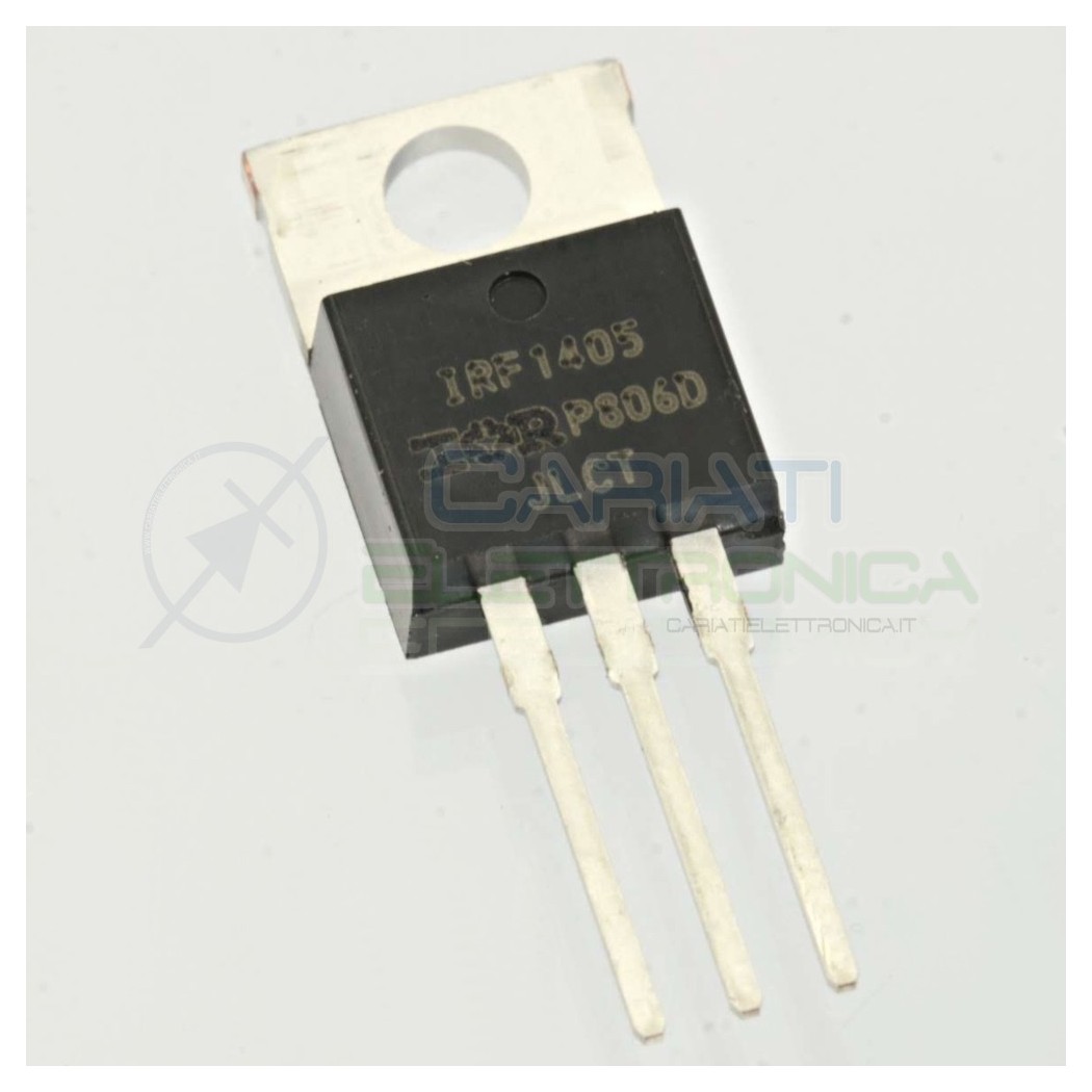 1 PEZZO TRANSISTOR IOR IRF1405 N-MOSFET 55V 169A 330WATT TO-220Infineon