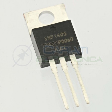 1 PEZZO TRANSISTOR IOR IRF1405 N-MOSFET 55V 169A 330WATT TO-220Infineon