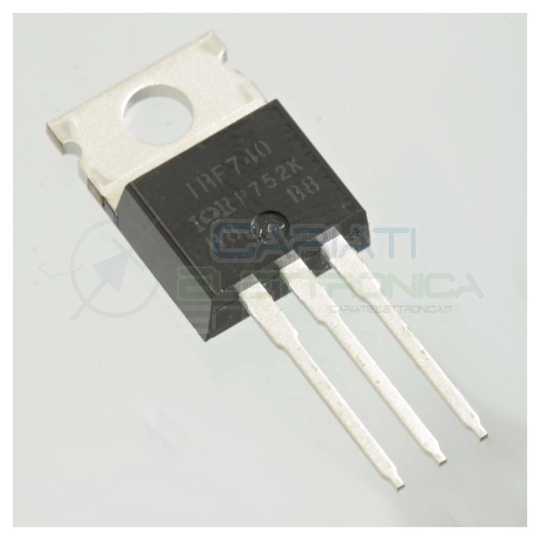 1 PEZZO TRANSISTOR MOSFET IOR IRF740 IRF740PBF N MOSFET 400V 10A 125W TO-220 Infineon