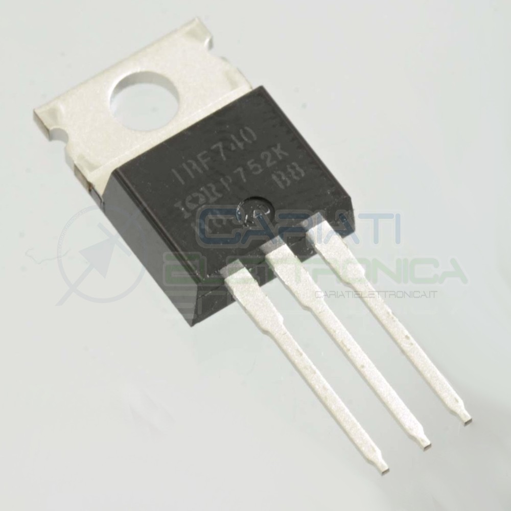 1 PEZZO TRANSISTOR MOSFET IOR IRF740 IRF740PBF N MOSFET 400V 10A 12 To 220 1 PEZZO TRANSISTOR MOSFET IOR IRF740 IRF740PBF N MOSFET 400V 10A 12 To 220