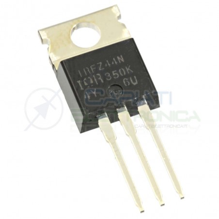1 PEZZO TRANSISTOR MOSFET IOR IRFZ44N N-FET 55V 49A 94WATT TO-220