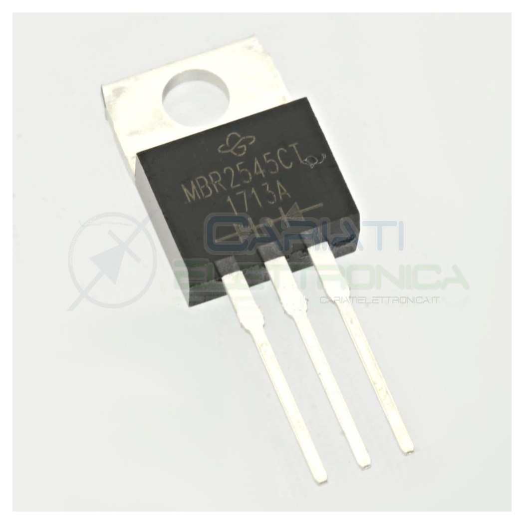 1 PEZZO Diodo Schottky MBR2545CT VISHAY Catodo comune 30A 45V TO-220
