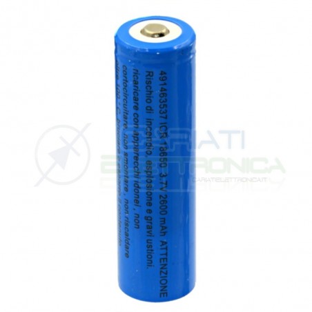 Batteria 18650 ricaricabile pila 2000mah 3.7v li-ion MKC MKC