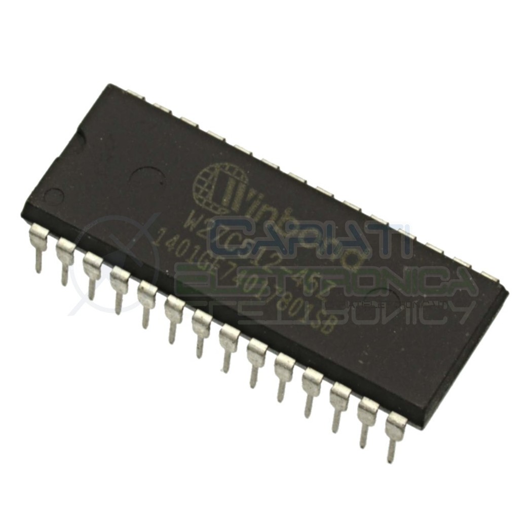 1 PEZZO MEMORIA WINBOND W27C512-45 EEPROMWinbond