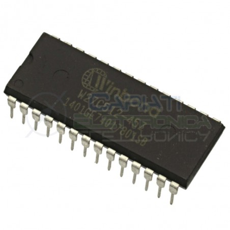 1 PEZZO MEMORIA WINBOND W27C512-45 EEPROMWinbond