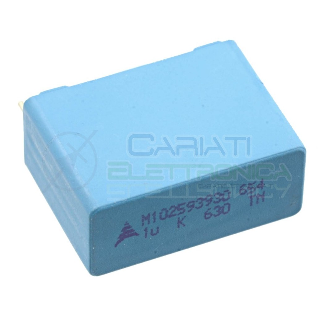 Condensatore in Polipropilene MKP 1uF 630V Passo 27,5mm 1000nF 10% B32654 EPCOS