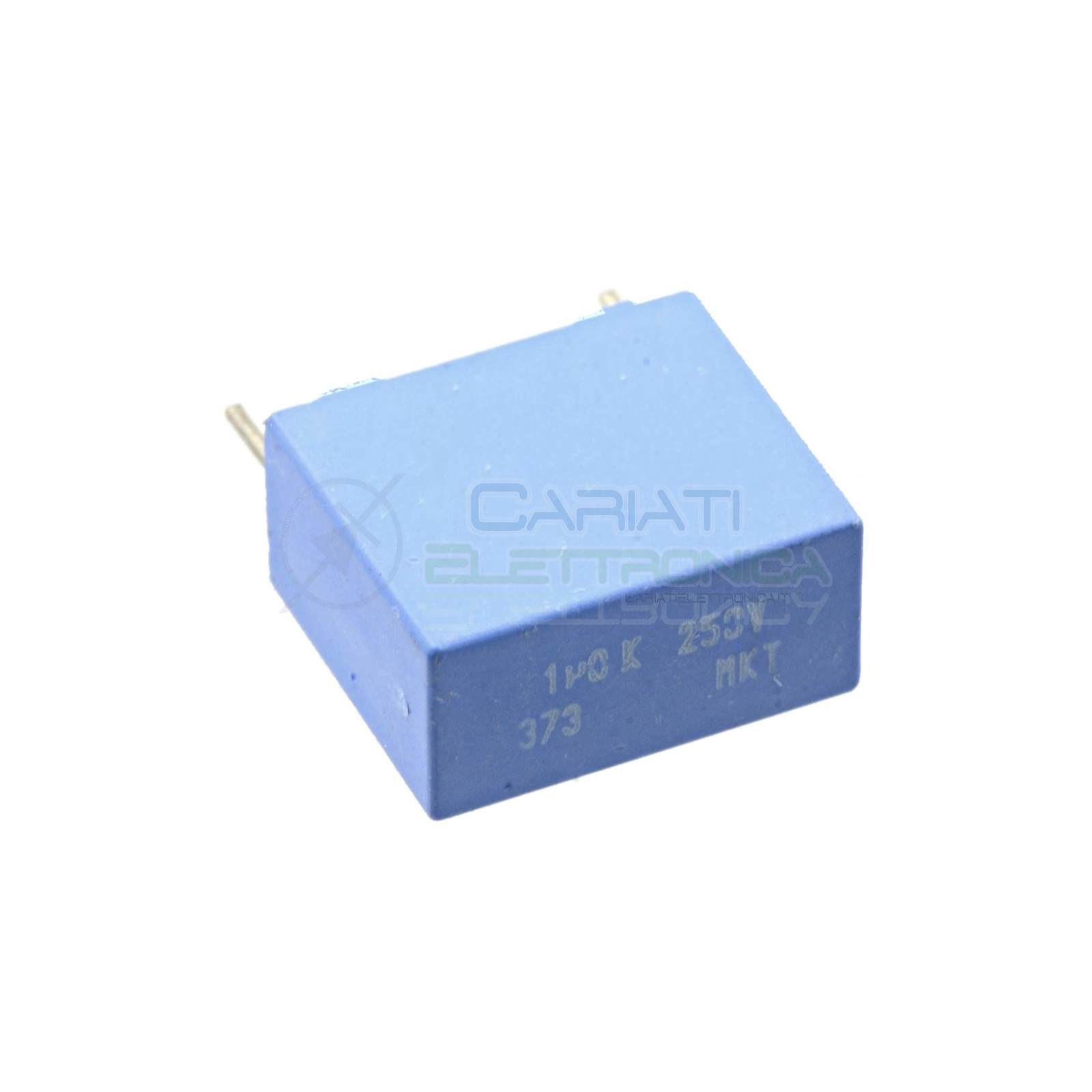Condensatore in Poliestere MKT 1uF 1 uF 250V Passo 15mm 10% Vishay