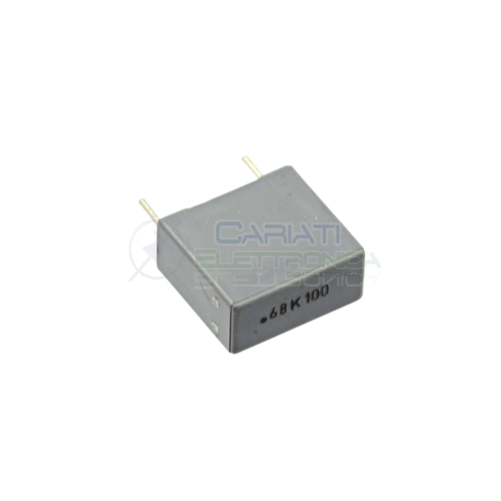 2 Pezzi Condensatore in Polipropilene R60 680nF 0,68uF 100V Passo 10mm 10% Kemet