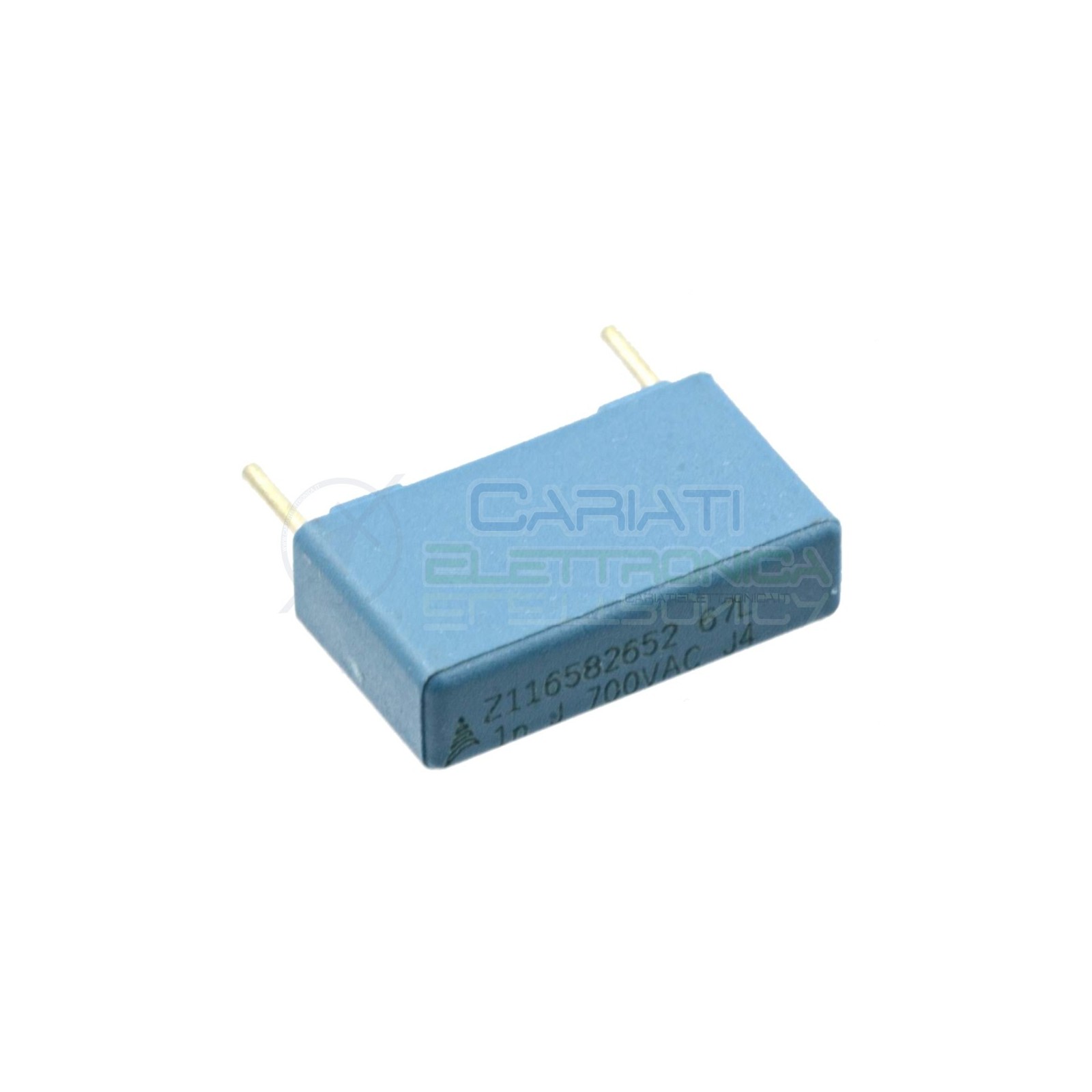 2 PEZZI Condensatore in Polipropilene 1nF 1000pF 2KV Passo 10mm 10%EPCOS