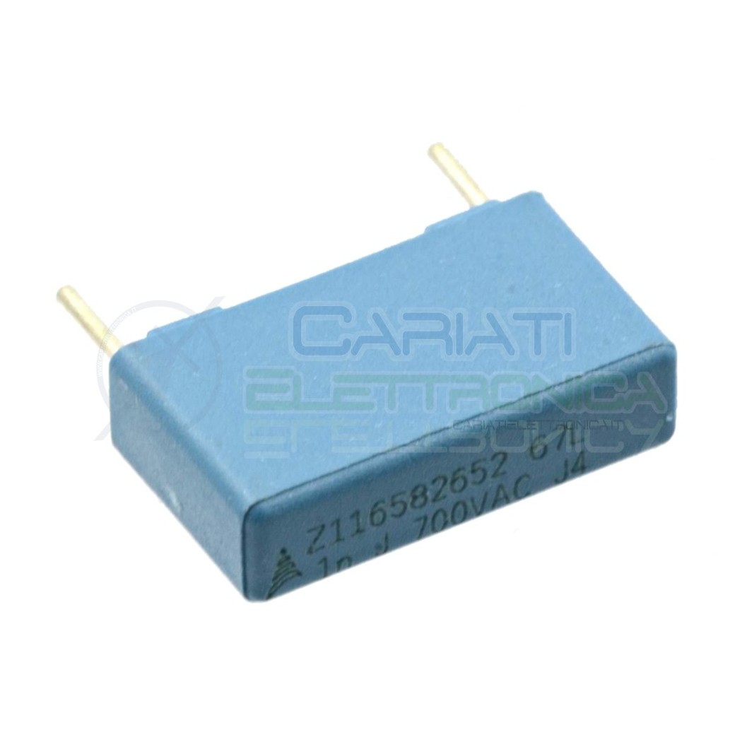 2 PEZZI Condensatore in Polipropilene 1nF 1000pF 2KV Passo 10mm 10%EPCOS