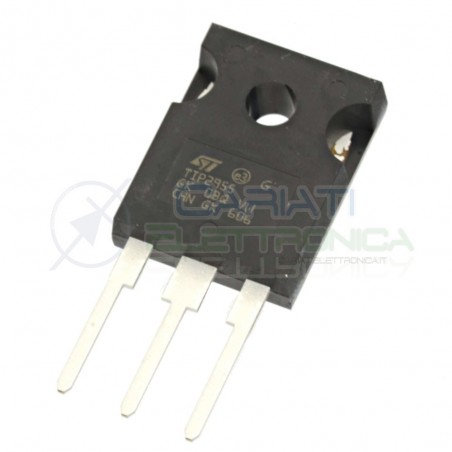 1 PEZZO TRANSISTOR DI POTENZA TIP2955 PNP 60V 15A 90WATT TO-247