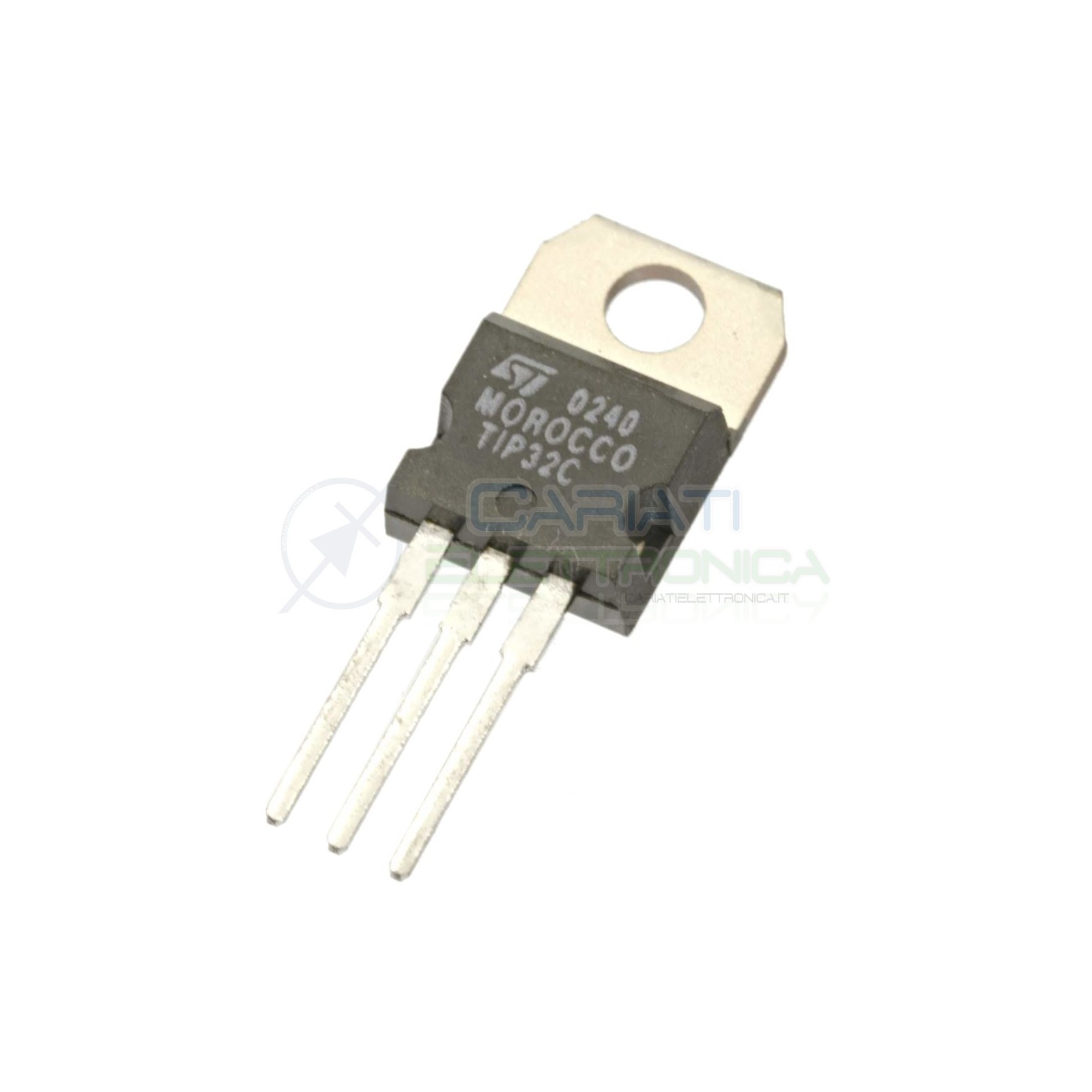 2 PEZZI TRANSISTOR TIP32C PNP 100V 3A 2WATT TO-220 ST MICROELECTRONICS