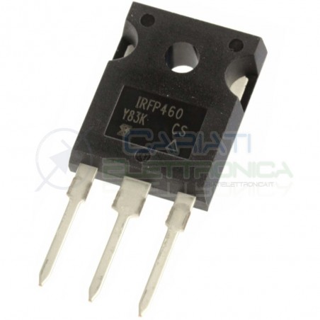 1 PEZZO TRANSISTOR IRFP460 IRFP 460 CANALE N HEXFET MOSFET 20A 500V 278W