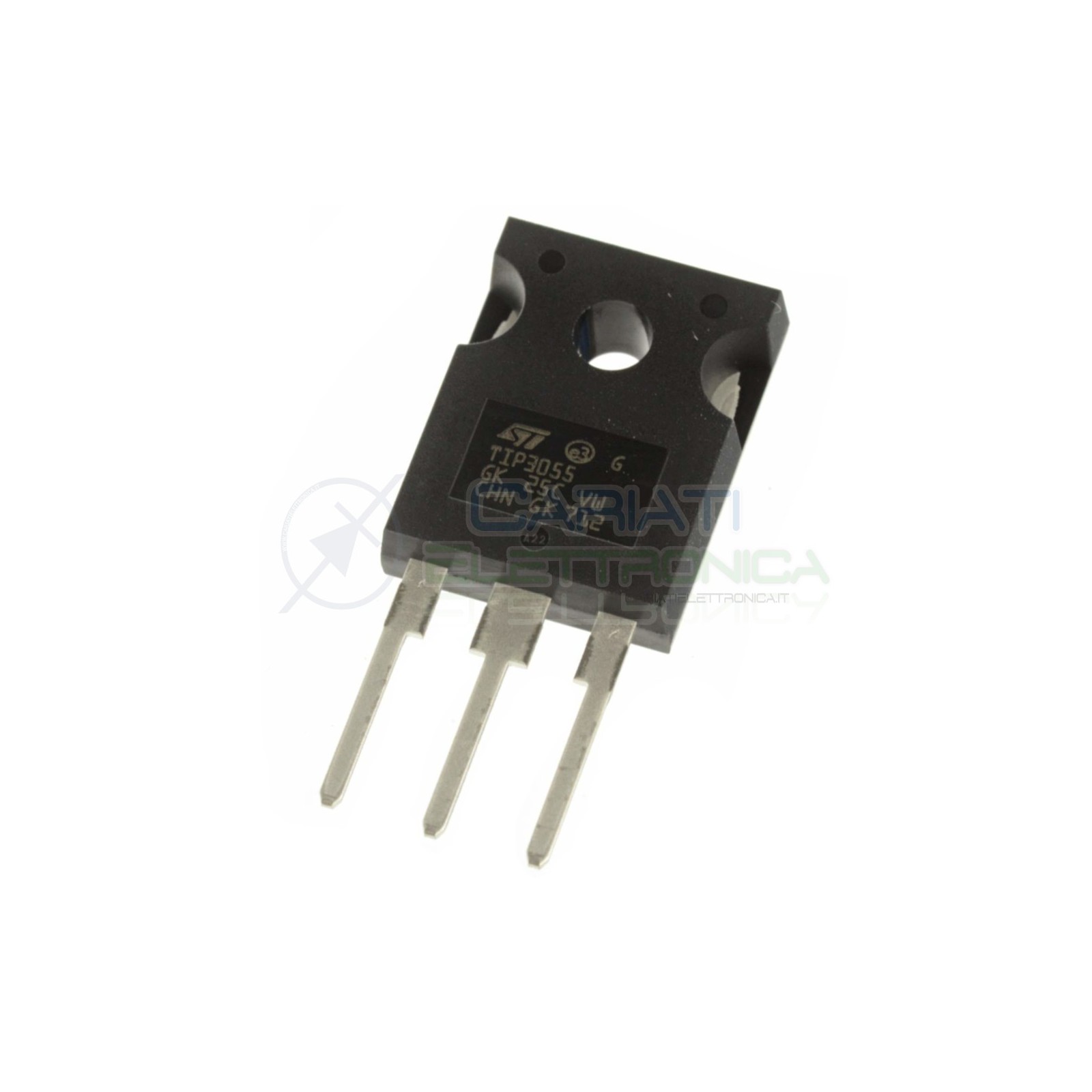 1 PEZZO TRANSISTOR TIP3055 NPN 100V 15A 90W TIP 3055 TO-247ST MICROELECTRONICS