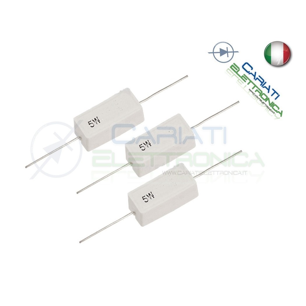 Resistenza Ceramica 5 W 0,33 ohm Resistenze