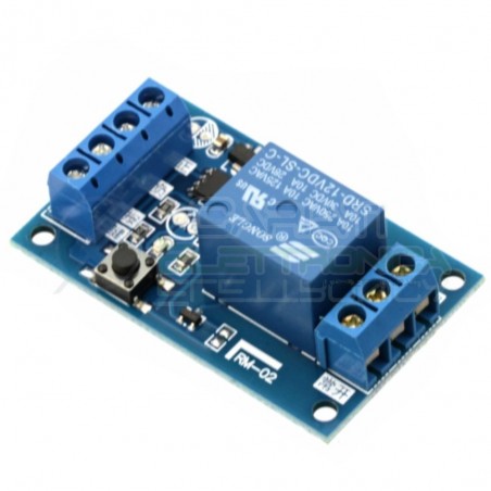 Scheda Relay Relè BISTABILE 12V Dc 10A Singolo 1 Scambio SONGLE SRD-12VDC-SL-C SPDT PCBGenerico