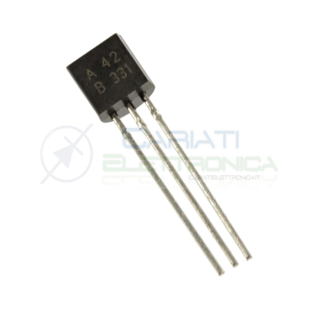 10 PEZZI A42 MPSA42 MPSA42BK Transistor NPN 0,5A 500mA 300V TO-92 625mW DIOTEC SEMICONDUCTOR