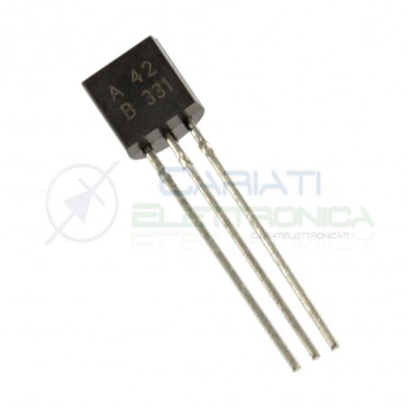 10 PEZZI A42 MPSA42 MPSA42BK Transistor NPN 0,5A 500mA 300V TO-92 625mW DIOTEC SEMICONDUCTOR
