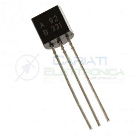 10 PEZZI A92 MPSA92 Transistor PNP 0,5A 500mA 300V TO-92 625mW