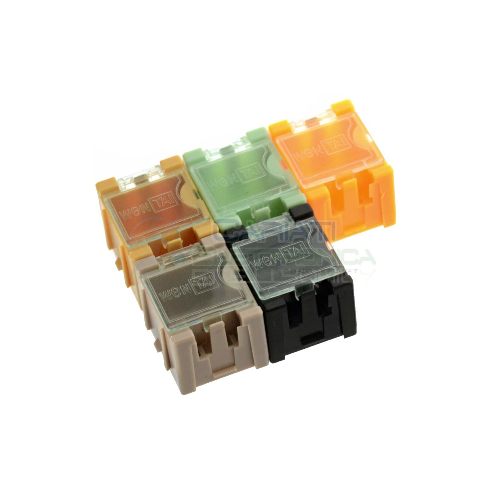 2 PEZZI Contenitore componibile SMD box componenti elettronici o minuterie