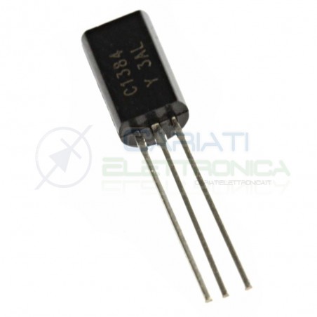 10 Pezzi Transistor 2SC1384 C1384 NPN 60V 1A