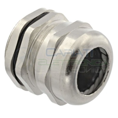 BOCCOLA PRESSACAVO PASSACAVO IN METALLO per cavi 18/13 mm2 Diametro base 28mm