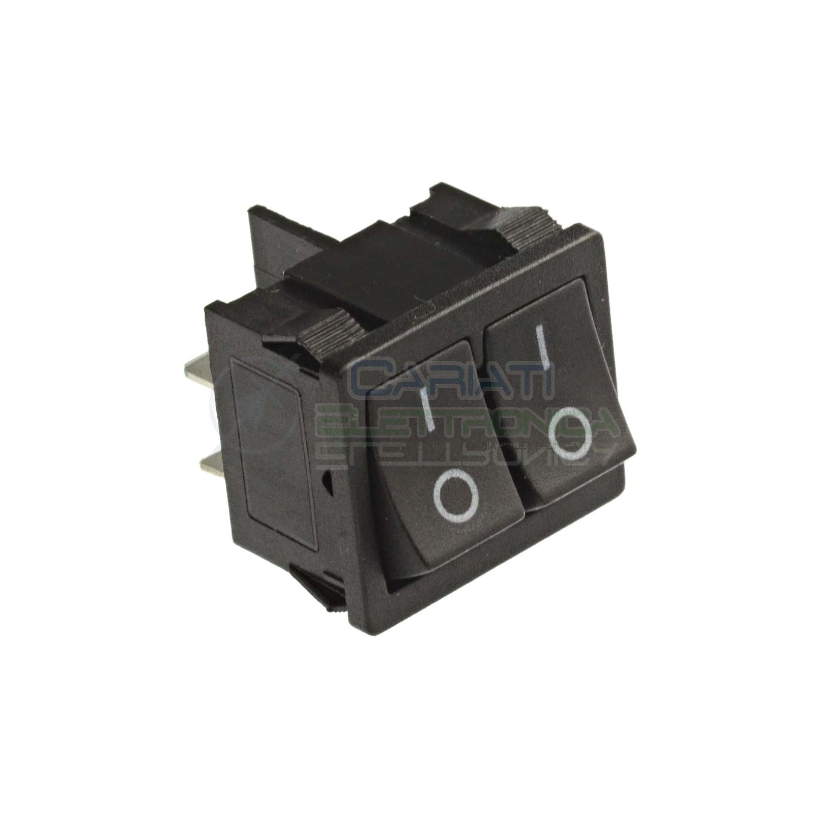Interruttore a Bilanciere Bipolare ON OFF 6A 250V DPST Rocket