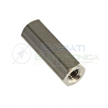 5 PEZZI Distanziale in Metallo femmina F/F M3 15mm Distanziali DistanziatoreGenerico