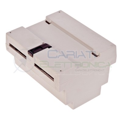 Contenitore Custodia DIN per Guida 90 x 107 x 65 Antifiamma V0 Grigio Domotica