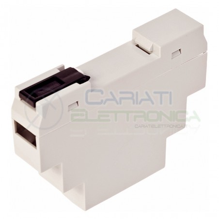 Contenitore Custodia DIN MINI per Guida 90 x 17 x 65 mm Antifiamma Domotica