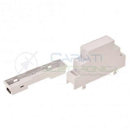 Contenitore Custodia DIN MINI per Guida 90 x 17 x 65 mm Antifiamma Domotica