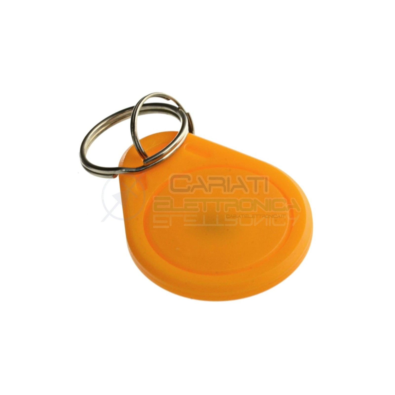 2 PEZZI CHIAVE TRANSPONDER TAG RFID ARANCIONE compatibile RC522 EM4100 13,56 MHz