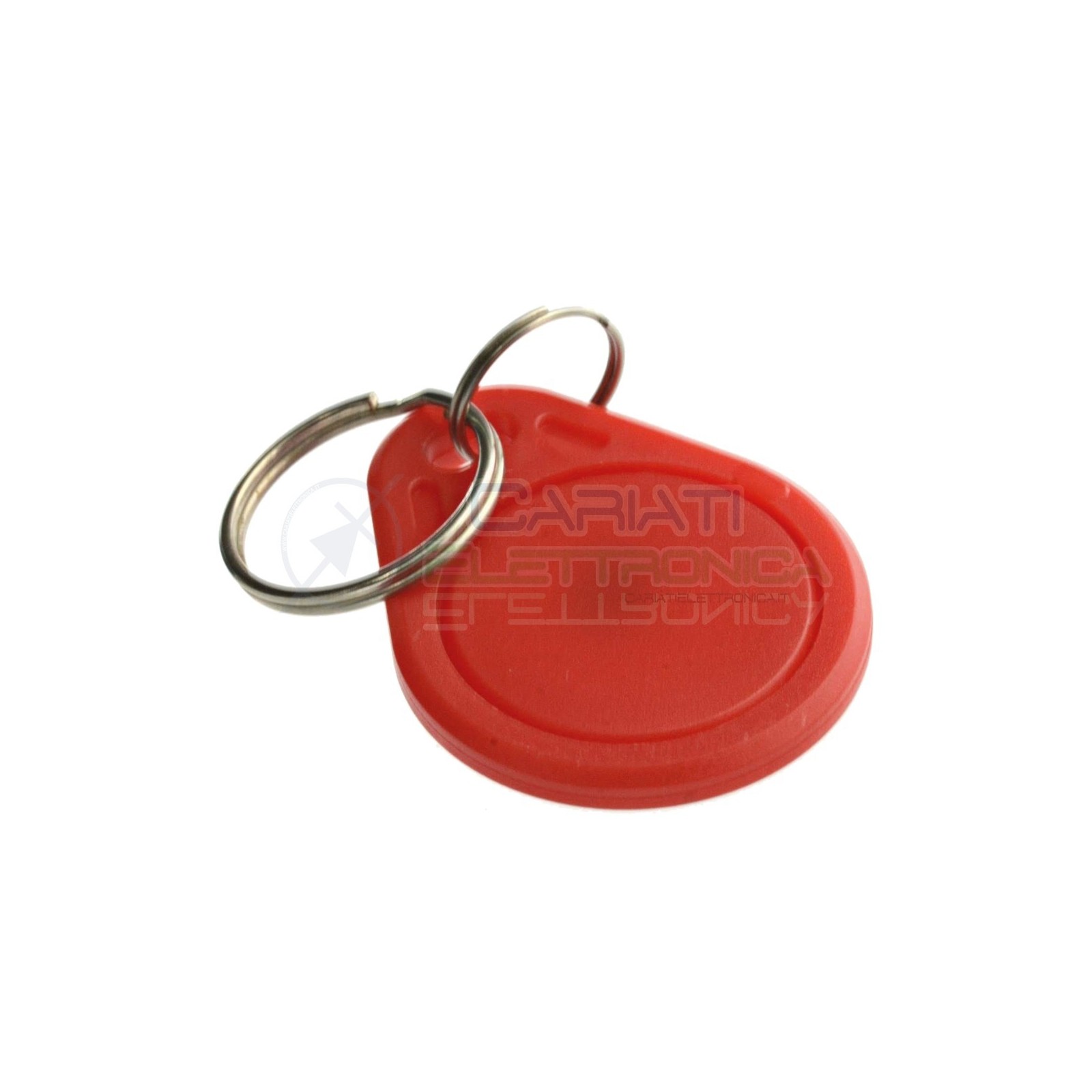 2 PEZZI CHIAVE TRANSPONDER TAG RFID ROSSO compatibile RC522 EM4100 13,56 MHz