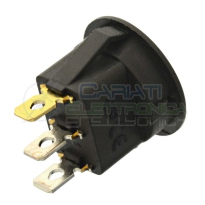 Interruttore a Bilanciere Con Led Giallo Ambra 20A 12V SPST da Pannello