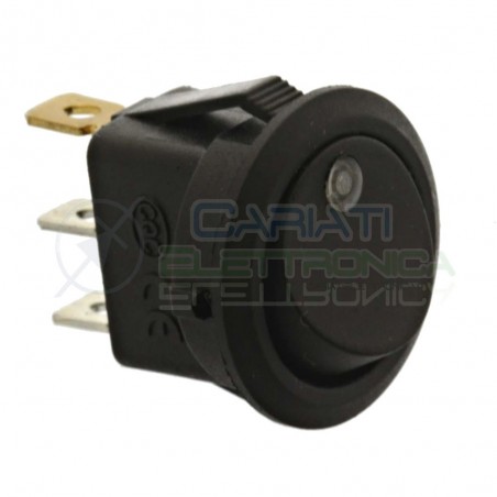 Interruttore a Bilanciere Con Led Bianco 20A 12V SPST da Pannello