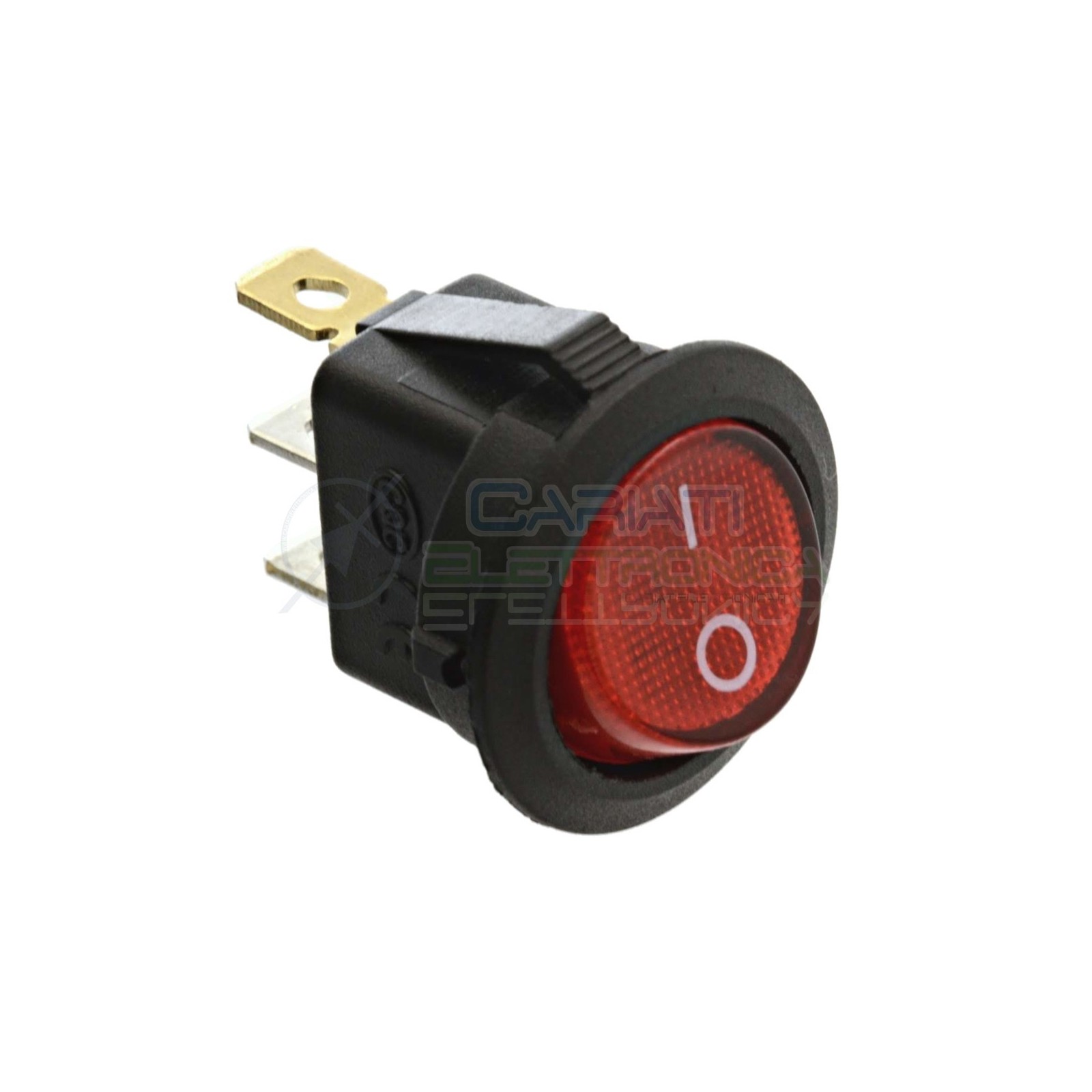 Interruttore a Bilanciere Con Led Rosso 20A 12V SPST da Pannello